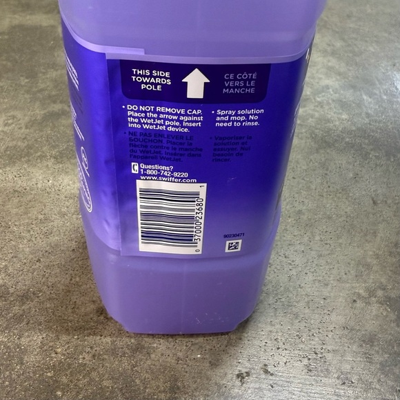 Swiffer WetJet Refill Cleaner 42.2oz Lavender Vanilla & Comfort Febreze New - Picture 5 of 7